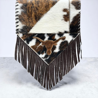 1x6’ patchwork cowhide table runner