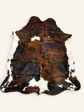 5-6’ Brazilian cowhide rug (b62)