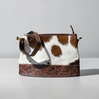 Brown Daisy crossbody bag