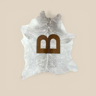 Initial calf hide 3-4’