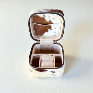 All cowhide small jewelry box