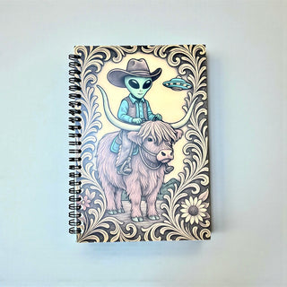 Western notebook - cowboy alien