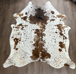 6-7’ Brazilian cowhide rug (j03)