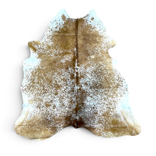 7x6.8ft salt pepper cowhide rug (z8)