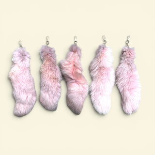 Dusty pink fox tail