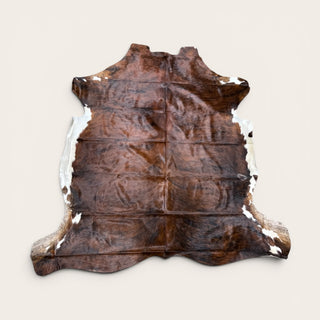 7x6.8ft Brazilian cowhide rug (f03)