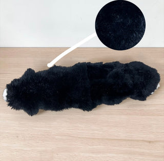 Black - 2x6’ sheepskin rug