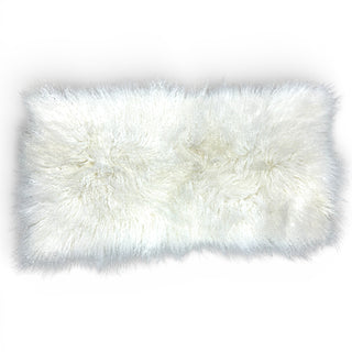 2x4’ white Mongolian sheepskin