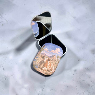 Longhorn desert compact mirror