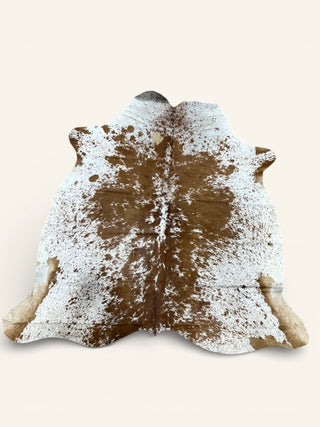 5-6’ Brazilian cowhide rug (b65)