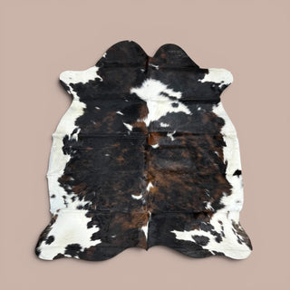 6.2x6.4ft Brazilian cowhide rug (s13)