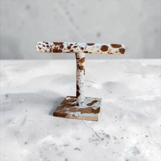 Tan all cowhide bracelet display