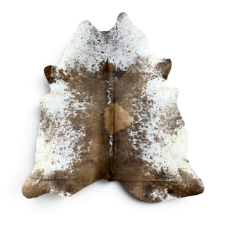 7.9x7.5ft salt pepper cowhide rug (z7)