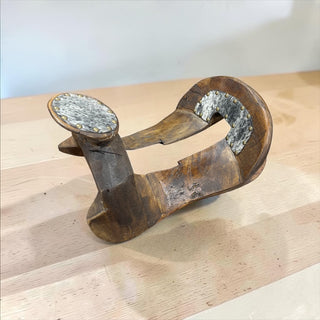 Black/Withe Western saddle tree home decor