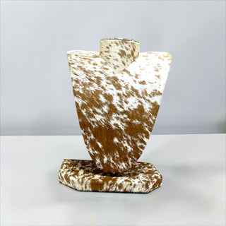 All cowhide necklace display (a4)