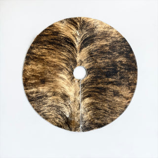3x3ft brindle all cowhide tree skirt