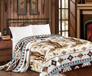 Highland Aztec Mia blanket - king size