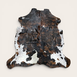7x6.5ft Brindle Brazilian cowhide rug (f02)