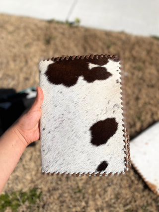 Brown Cowhide Book Cover