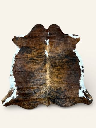 6-7’ Brazilian cowhide rug (b68)
