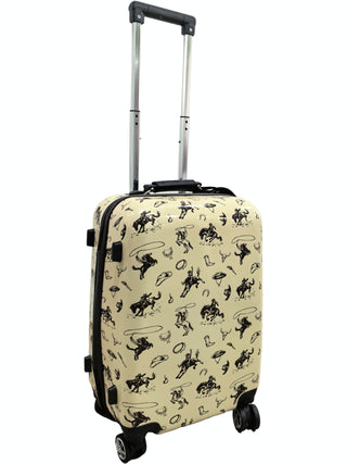 Rodeo luggage rolling suitcase