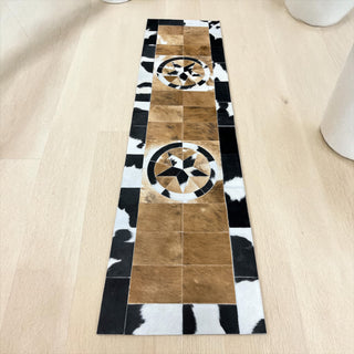 7x2’ patchwork cowhide runner