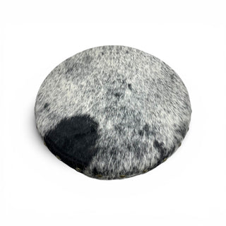 All cowhide lazy Susan