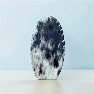 Turquoise all cowhide necklace display (m12)