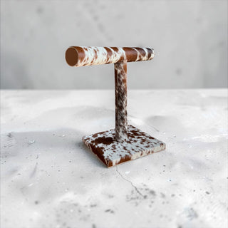 Tan all cowhide bracelet display
