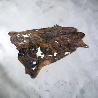 6.8x6.4ft Brazilian cowhide rug (b08)