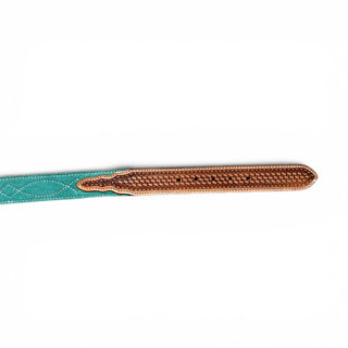 Turquoise BootStitch belt