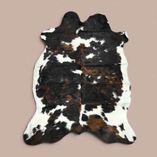 7x6.3ft Brazilian cowhide rug (s08)