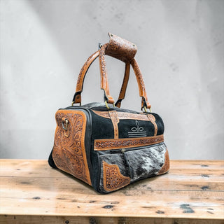 Black BootStitch duffle bag