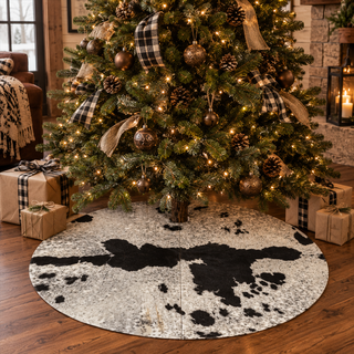 5x5 all cowhide tree skirt