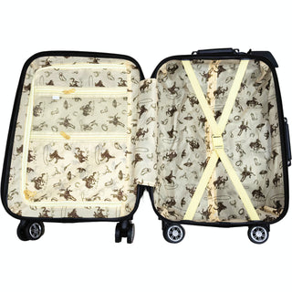 Rodeo luggage rolling suitcase