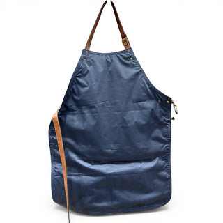 Floral tooled leather apron