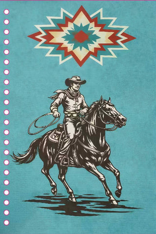 Cowboy Aztec notebook