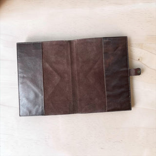 Tooled leather & cowhide book cover