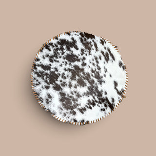 All brown cowhide placemats