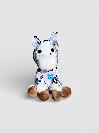 Medium farm pal - blue Aztec horse