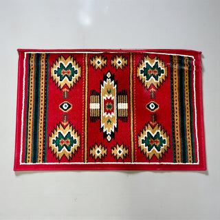 3x2’ Red aztec western doormat