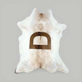 Initial calf hide 3-4’