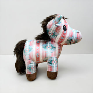 Pink Aztec horse - medium farm pal