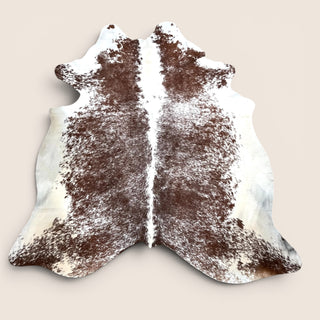 7.3h x 6.10w ft salt pepper cowhide rug (p4)