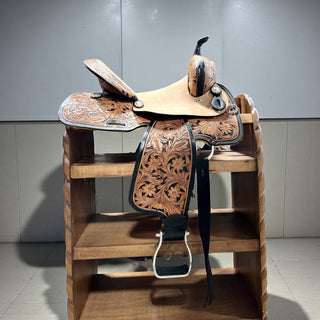 Genuine leather saddle