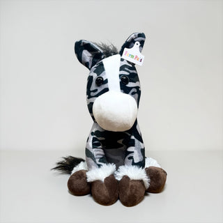 Gray camo horse - medium farm pal