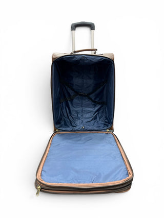 Black tooled leather & cowhide luggage