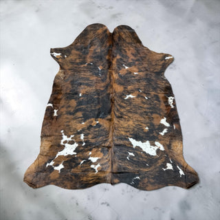 6.8x6.4ft Brazilian cowhide rug (b08)