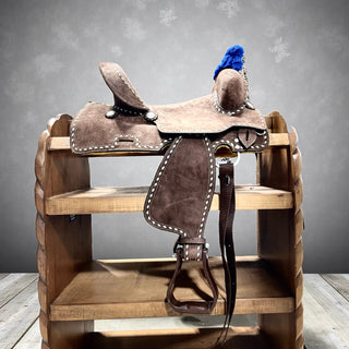 13”Genuine leather saddle