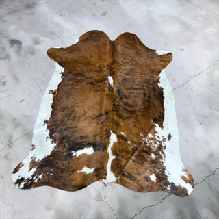 6.2x5.9ft Brazilian cowhide rug (z28)